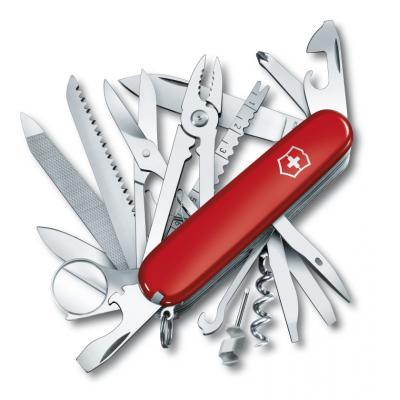 Victorinox švicarski žepni nož SwissChamp, rdeč (1.6795)