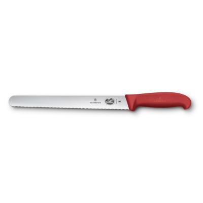Victorinox nož za rezanje večjih kosov, nazobčano rezilo, 25 cm, rdeč (5.4231.25)
