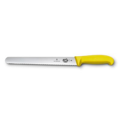 Victorinox nož za rezanje večjih kosov, nazobčano rezilo, 25 cm, rumen (5.4238.25)