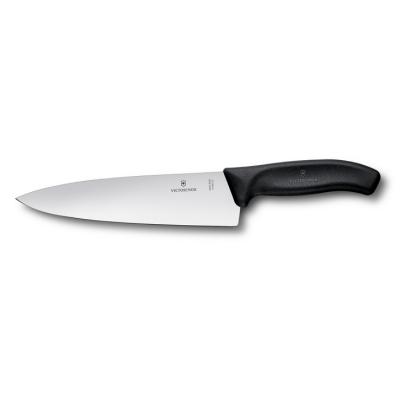 Victorinox kuhinjski nož 20 cm, široko rezilo, črn (6.8063.20)