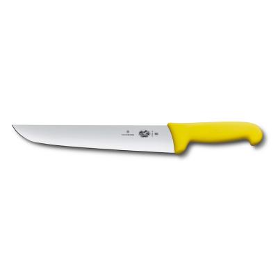 Victorinox vsestranski mesarski nož za obdelavo mesa, široko rezilo, 26 cm, rumen (5.5208.28)