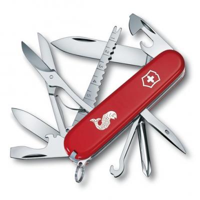 Victorinox švicarski žepni nož Fisherman, rdeč (1.4733.72)