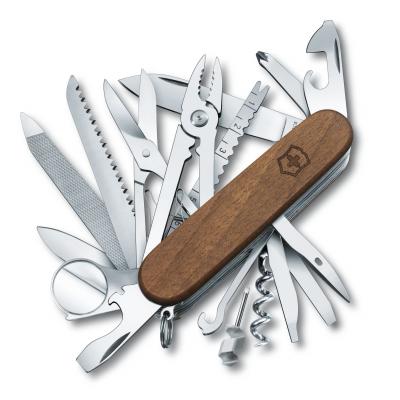 Victorinox švicarski žepni nož SwissChamp Wood, lesen (1.6791.63)