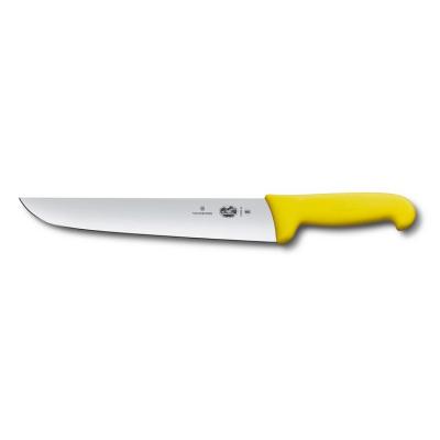 Victorinox vsestranski mesarski nož za obdelavo mesa, široko rezilo, 18 cm, rumen (5.5208.18)