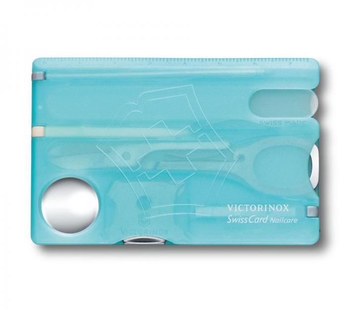 Victorinox SwissCard Nailcare, ice blue (0.7240.T21)