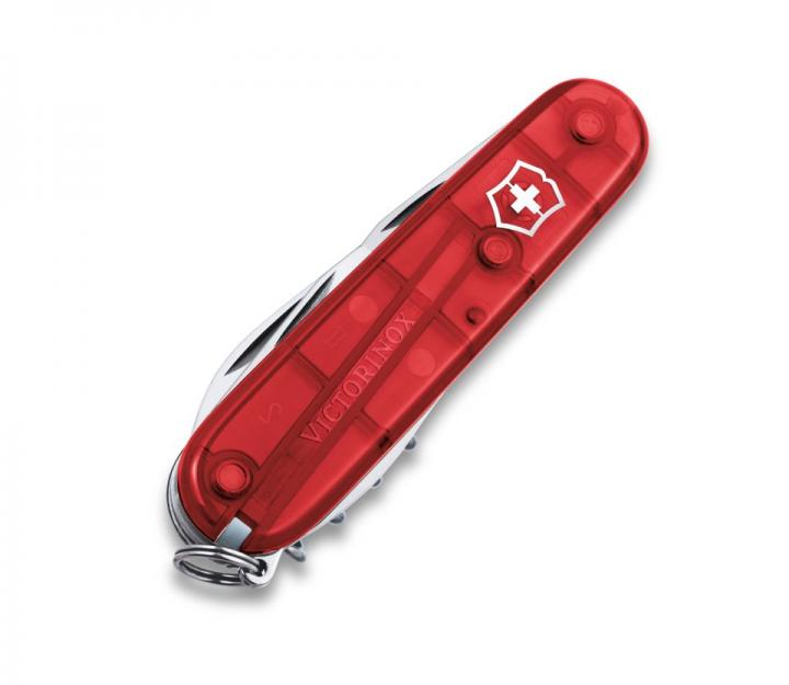 Victorinox švicarski žepni nož Spartan, transparentno rdeč (1.3603.T)
