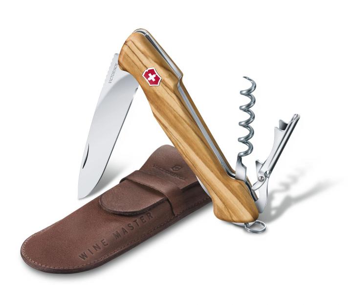 Victorinox švicarski žepni nož Wine Master, les/oljka (0.9701.64)