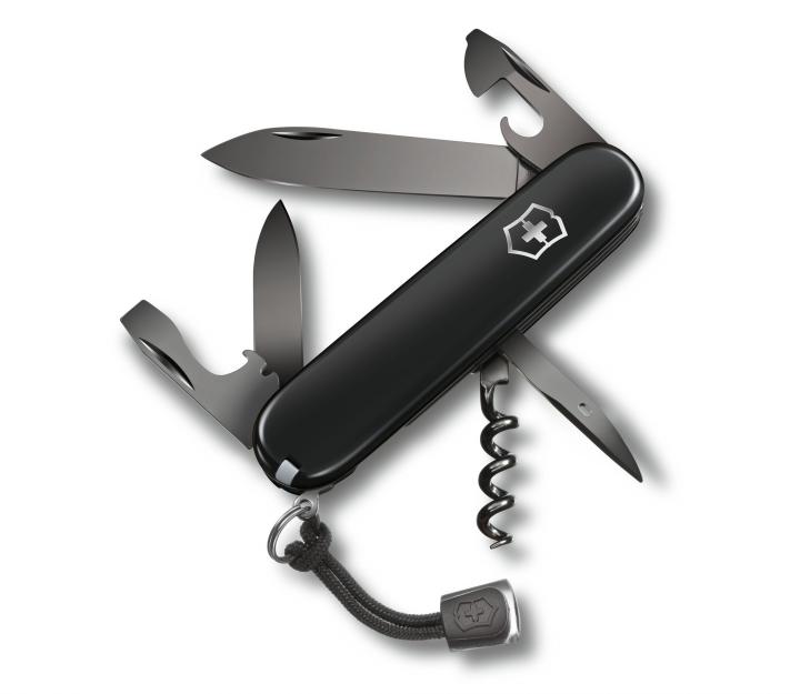 Victorinox švicarski žepni nož Spartan PS, črn (1.3603.3P)